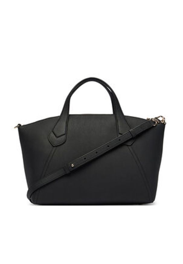 BOSS Torebka Lenah M 50563396 Czarny. Kolor: czarny. Materiał: skórzane