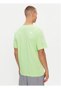 The North Face T-Shirt Simple Dome NF0A87NG Zielony Regular Fit. Kolor: zielony. Materiał: bawełna