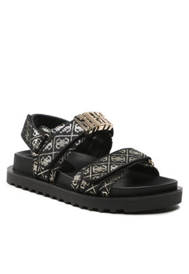 Guess Sandały Fabelis FL6FBS FAL03 Czarny. Kolor: czarny. Materiał: materiał