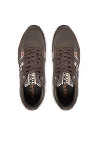 Napapijri Sneakersy Astra NP0A88XQ Brązowy. Kolor: brązowy. Materiał: materiał #3