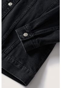 mango - Mango kurtka jeansowa Dafne damska kolor szary przejściowa oversize. Kolor: szary. Materiał: jeans #3