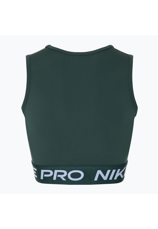 Tank top treningowy damski Nike Pro Dri-Fit. Kolor: zielony. Technologia: Dri-Fit (Nike)