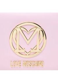 Love Moschino - LOVE MOSCHINO Torebka JC4032PP1GLD0601 Różowy. Kolor: różowy. Materiał: skórzane