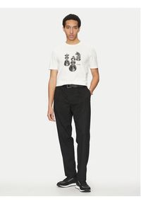 Hugo - HUGO T-Shirt Dischach 50532918 Écru Regular Fit. Materiał: bawełna #3