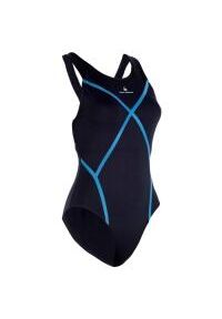 Strój Kąpielowy Aqua Sphere Capri – Czarno-Niebieski – Rozmiar 28. Kolor: czarny, niebieski, wielokolorowy