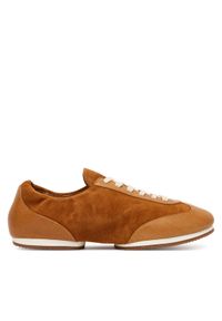 Polo Ralph Lauren Sneakersy Pony 804972893001 Brązowy. Kolor: brązowy. Materiał: zamsz, skóra #1
