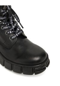 NEW ROCK Trzewiki M-WALL084NP-C8 Czarny. Kolor: czarny. Materiał: skóra. Styl: rockowy #3
