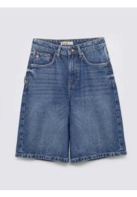 Big-Star - Szorty chłopięce jeansowe granatowe Andys 590. Stan: podwyższony. Kolor: niebieski. Materiał: jeans. Długość: do kolan. Sezon: lato. Styl: vintage, klasyczny, elegancki #6