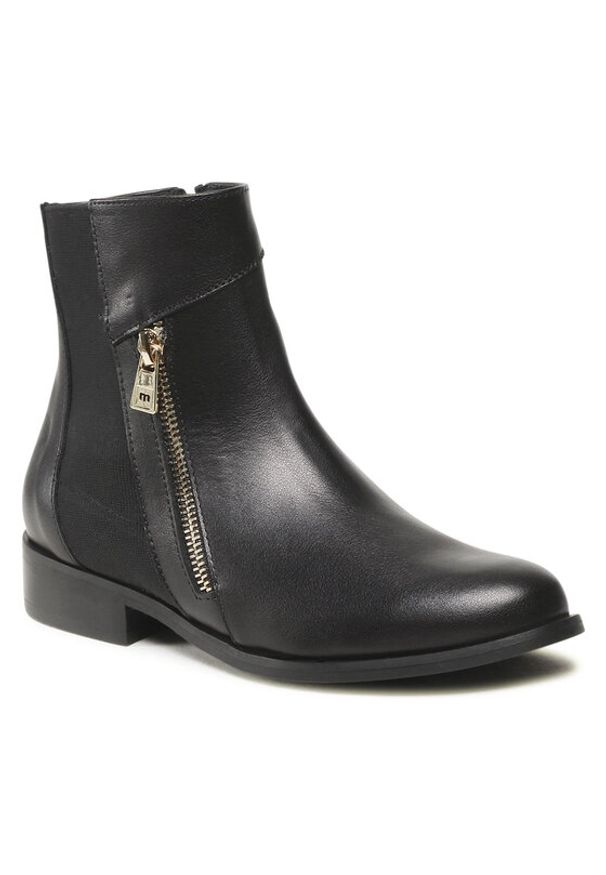 Maccioni Botki 341.101.571 Czarny. Kolor: czarny. Materiał: skóra