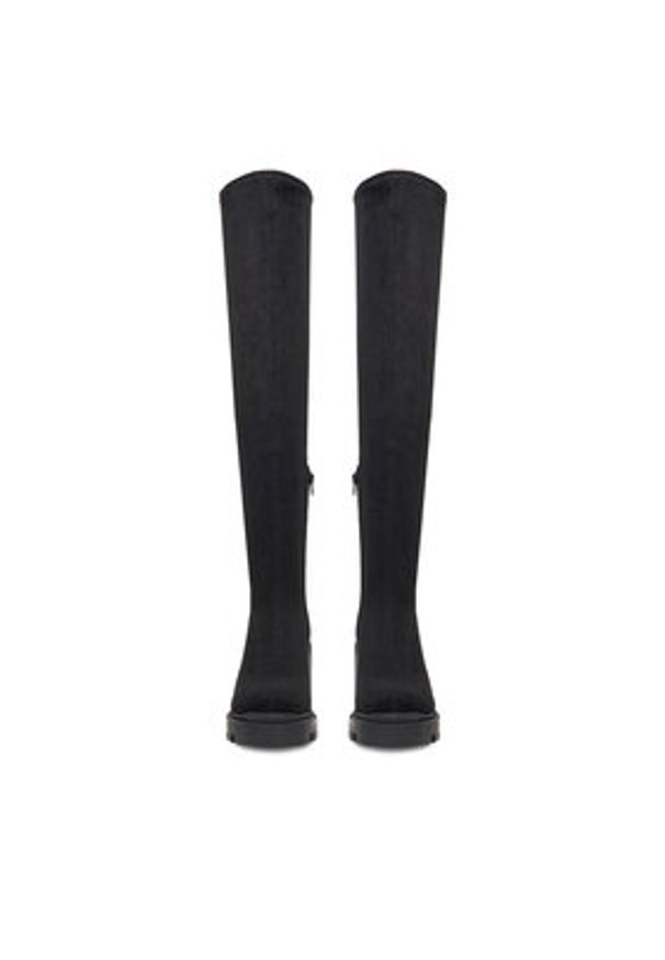 DeeZee Kozaki ZB362-2A Czarny. Kolor: czarny. Materiał: materiał