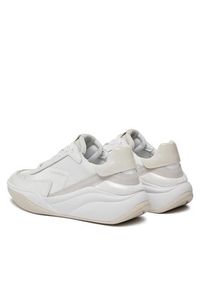 Calvin Klein Sneakersy Cloud Wedge Lace Up-Pearlized HW0HW02040 Biały. Kolor: biały. Materiał: skóra
