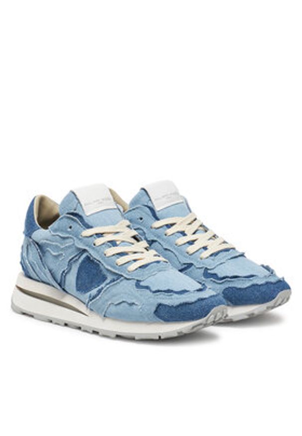 Philippe Model Sneakersy TKLD FDN1 Granatowy. Kolor: niebieski. Materiał: materiał