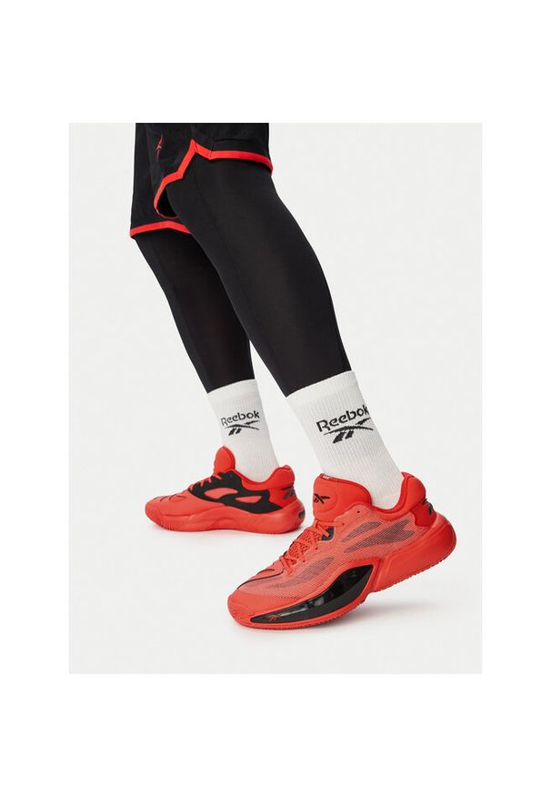 Buty do koszykówki Reebok. Kolor: czerwony. Sport: koszykówka