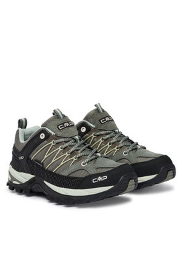 CMP Trekkingi Rigel Low Wp 3Q54456 Zielony. Kolor: zielony. Materiał: materiał
