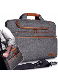 Retoo - Torba Na Laptopa 15,6" Pokrowiec Etui Na Dokumenty Do Pracy Materiałowa. Materiał: materiał