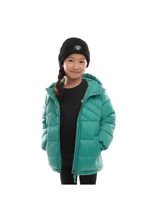 SIROKO - Dziewczęca kurtka puchowa Lifestyle Siroko Jellybean-G. Kolor: zielony. Materiał: puch