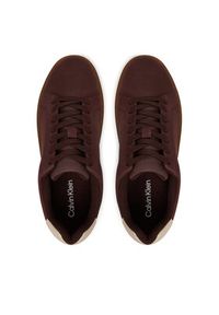 Calvin Klein Sneakersy Classic Cupsole Laceup YM0YM01432 Fioletowy. Kolor: fioletowy. Materiał: nubuk, skóra
