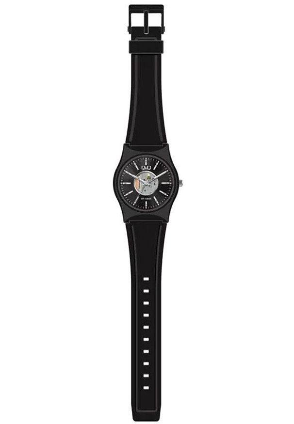 Zegarek męski QQ VS42-801 czarny. Kolor: czarny
