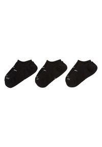 Nike - Skarpety Unisex Adult Plus Cush Footie DriFIT Everyday NoShow (zestaw 3 Sztuk). Kolor: czarny. Sport: turystyka piesza