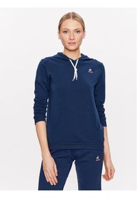 Le Coq Sportif Bluza 2310437 Granatowy Regular Fit. Kolor: niebieski. Materiał: bawełna