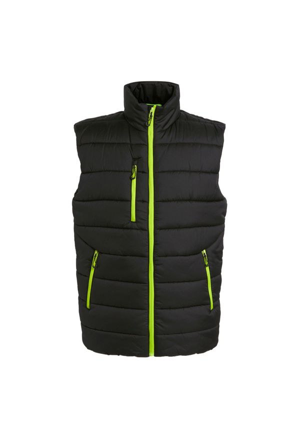 Regatta - Męski Ocieplacz Termiczny Navigate. Kolor: żółty, czarny, wielokolorowy, zielony. Sport: turystyka piesza