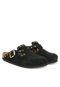 Birkenstock Klapki Boston Rivet 1030491 Czarny. Kolor: czarny. Materiał: skóra, zamsz #6