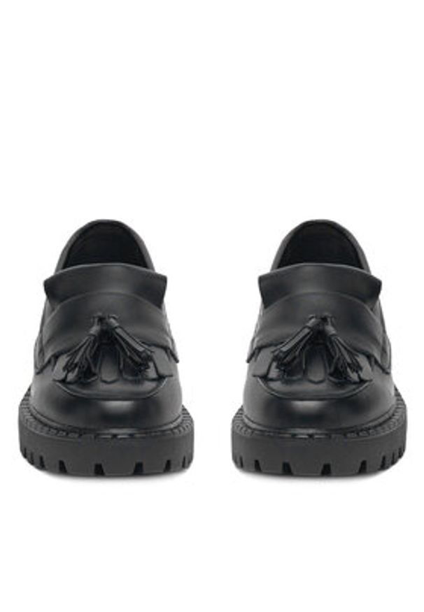 DeeZee Loafersy 62010D 3 Czarny. Kolor: czarny. Materiał: skóra