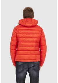 Blauer USA - BLAUER Pomarańczowa męska puchowa kurtka Sergio z kapturem, Rozmiar XXL. Typ kołnierza: kaptur. Kolor: pomarańczowy. Materiał: puch #3