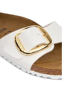 Birkenstock Klapki Madrid Big Buckle 1019814 Biały. Kolor: biały. Materiał: skóra #2