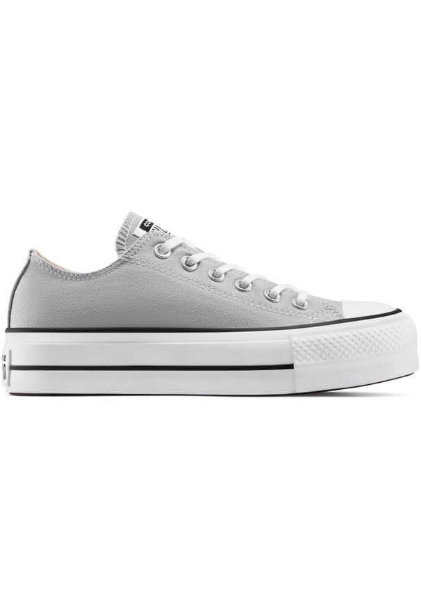 Adidasy Converse Chuck Taylor All Star Lift, Dla obu płci. Kolor: szary. Materiał: materiał. Model: Converse All Star. Sport: fitness