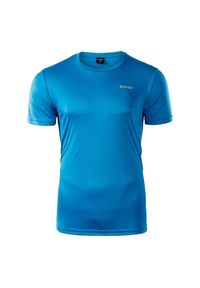 Hi-tec - T-Shirt Męski Trening Sibic. Kolor: niebieski. Sport: fitness