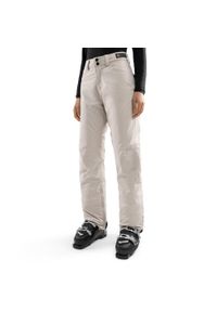 SIROKO - Spodnie snowboardowe damskie premium Ultimate Nival. Kolor: beżowy. Technologia: Primaloft. Sezon: zima. Sport: snowboard