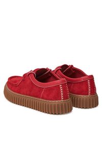 Clarks Półbuty Torhill Low 26180908 Czerwony. Kolor: czerwony. Materiał: skóra #5