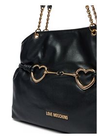 Love Moschino - LOVE MOSCHINO Torebka JC4033PP1MLB0000 Czarny. Kolor: czarny. Materiał: skórzane #5
