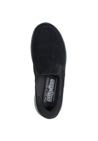 skechers - Adidasy Skechers Go Walk Flex - Rue, Kobiety. Kolor: czarny. Materiał: materiał. Sport: fitness