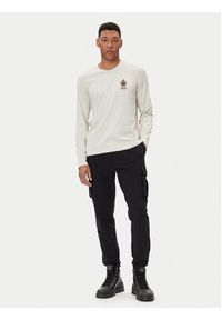 Aeronautica Militare Longsleeve 252TS2466UJ00703 Beżowy Regular Fit. Kolor: beżowy. Materiał: bawełna. Długość rękawa: długi rękaw #3