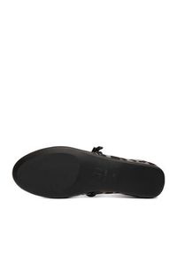 Eva Minge Baleriny EO-STORMI-LT24067-524 Czarny. Kolor: czarny. Materiał: materiał #3