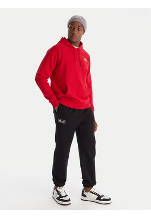 Kappa Spodnie dresowe Olmos 311M2TW Czarny Regular Fit. Kolor: czarny. Materiał: bawełna