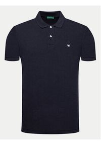 United Colors of Benetton - United Colors Of Benetton Polo 3089J3179 Granatowy Regular Fit. Typ kołnierza: polo. Kolor: niebieski. Materiał: bawełna #4