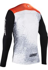 LEATT - Bluza rowerowa Leatt Jersey MTB Gravity 5.0. Kolor: biały. Materiał: jersey. Sport: kolarstwo