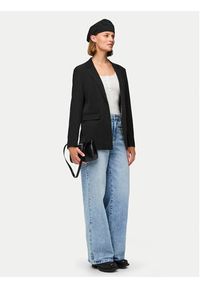 Pieces Marynarka Bozzy 17144884 Czarny Regular Fit. Kolor: czarny. Materiał: syntetyk #7