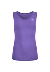 Koszulka damska Odlo PERFORMANCE X-LIGHT BL TOP v-neck singlet. Kolor: fioletowy