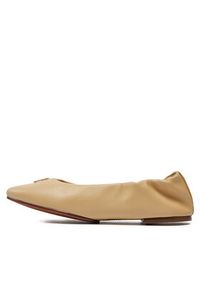 TOMMY HILFIGER - Tommy Hilfiger Baleriny Th Elevated Elastic Ballerina FW0FW07882 Beżowy. Kolor: beżowy #6