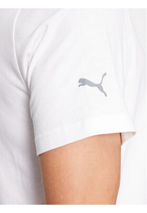 Puma Polo Bmw Mms Ess 621312 Biały Regular Fit. Typ kołnierza: polo. Kolor: biały. Materiał: bawełna