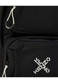 Kenzo - KENZO - Plecak na jedno ramię Sport. Kolor: czarny. Materiał: materiał. Styl: sportowy #2