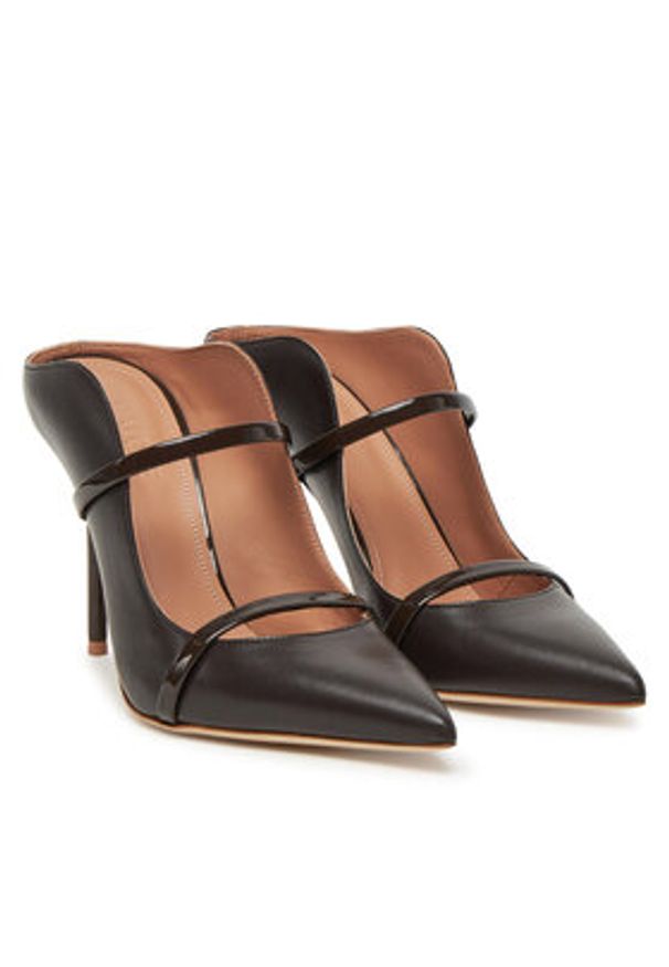 MALONE SOULIERS Klapki Maureen 100-355 Brązowy. Kolor: brązowy. Materiał: skóra