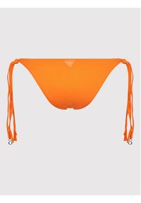 Guess Dół od bikini Logo Tie E2GO32 MC043 Pomarańczowy. Kolor: pomarańczowy. Materiał: syntetyk