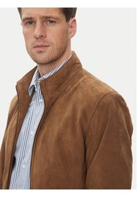 Serge Pariente Kurtka skórzana Expo Vs Beżowy Regular Fit. Kolor: beżowy. Materiał: skóra #4