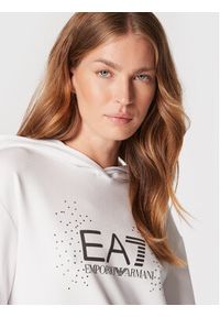 EA7 Emporio Armani Dres 6LTV60 TJEAZ 22BA Biały Regular Fit. Kolor: biały. Materiał: dresówka, bawełna #3