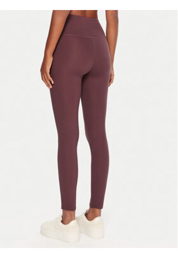Roxy Legginsy Heart Into It Ankle ERJNP03690 Fioletowy Slim Fit. Kolor: fioletowy. Materiał: syntetyk
